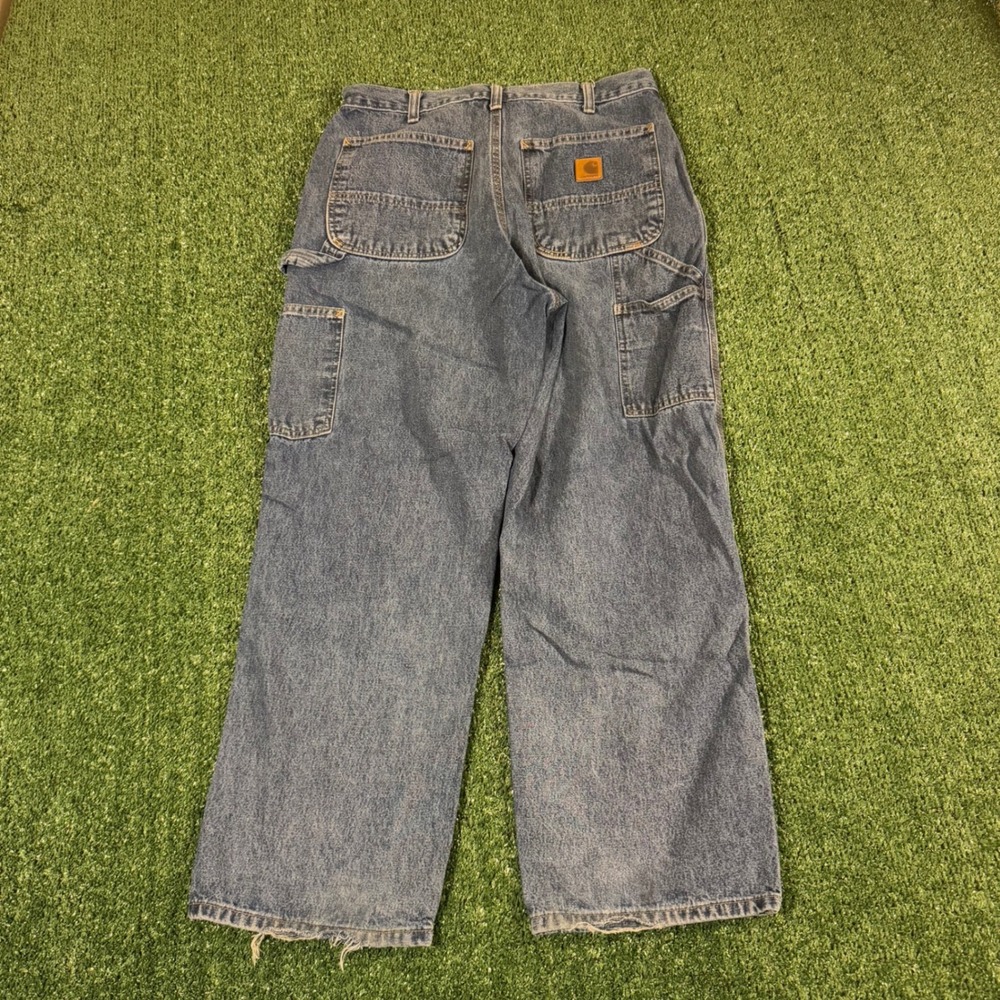 Carhartt B13-DPS Loose Fit Carpenter Jeans Blue Denim Mens 32x28
